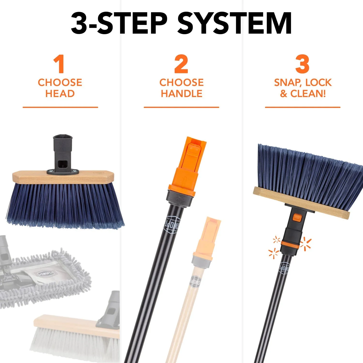 10 in. Premium Rough Surface Deck Brush Head