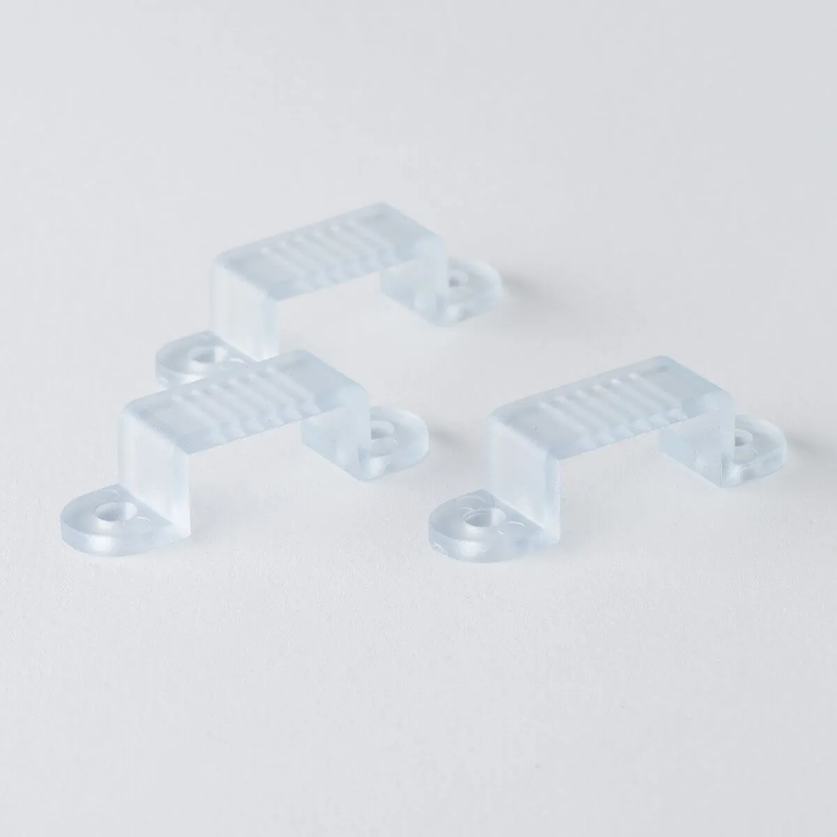 120V COB LED Strips - Plastic Mounting Brackets - COB LED Accessories
