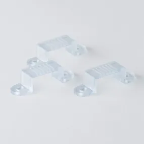 120V COB LED Strips - Plastic Mounting Brackets - COB LED Accessories