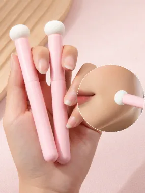 2 Concealer Brushes, Mushroom Sponge Heads, Compliant And Traceless, Large Area Acne Marks Makeup Brushes
