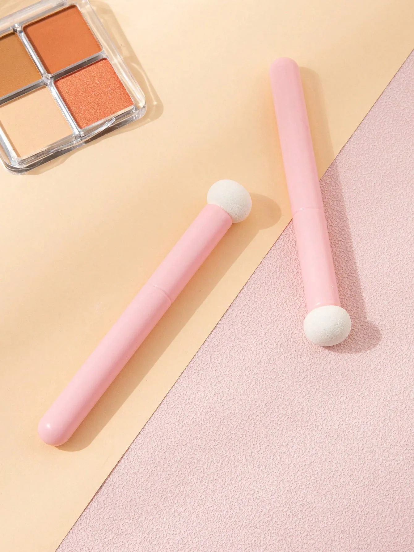 2 Concealer Brushes, Mushroom Sponge Heads, Compliant And Traceless, Large Area Acne Marks Makeup Brushes