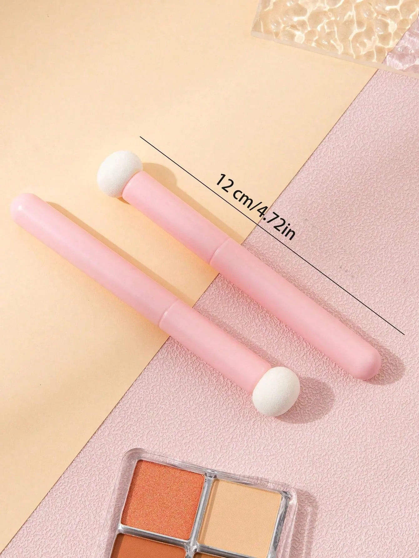 2 Concealer Brushes, Mushroom Sponge Heads, Compliant And Traceless, Large Area Acne Marks Makeup Brushes