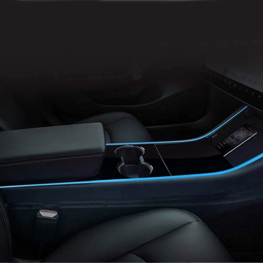 2017-2020 Tesla Model 3 & Y Center Console/Dashboard Ambient LED Light Kit