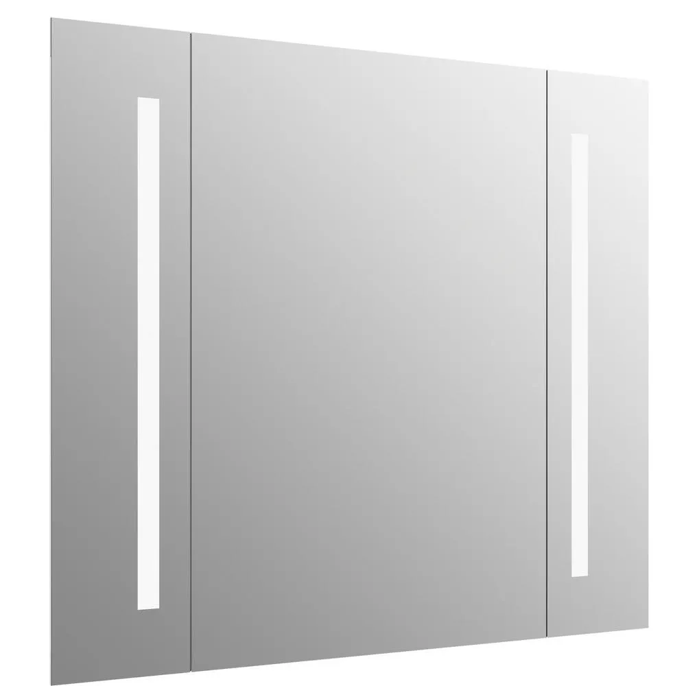 24 in. W x 33 in. H Frameless Rectangular LED Light Bathroom Vanity Mirror