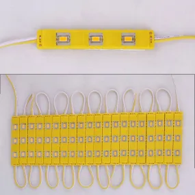 3 LED strips 12V Waterproof 5630/5730 LED SMD Injection module Yellow - 20 module