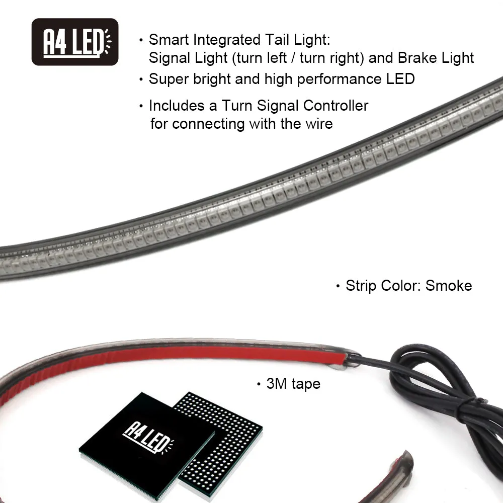 36cm A4 LED Integrated Rear Turn Signal Brake Light Strips