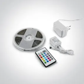 7820A/RGB SET RGB 5m   REMOTE 2w/m/colour IP20 24V / 230V