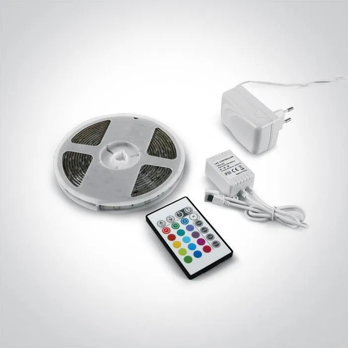 7820A/RGB SET RGB 5m   REMOTE 2w/m/colour IP20 24V / 230V