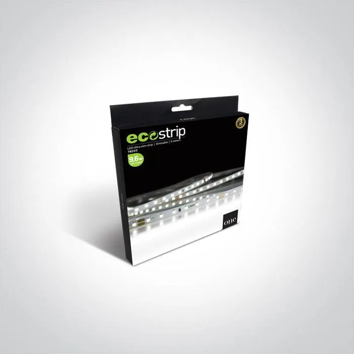 7823 LED ULTRA THIN STRIP 24vDC CW 5m ROLL 9,6w/m IP20