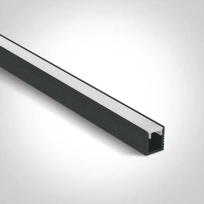7901/AL ALU SURFACE PROFILE 2m FOR 5mm STRIPS   PC OPAL DIFF