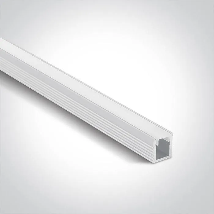 7901/AL ALU SURFACE PROFILE 2m FOR 5mm STRIPS   PC OPAL DIFF
