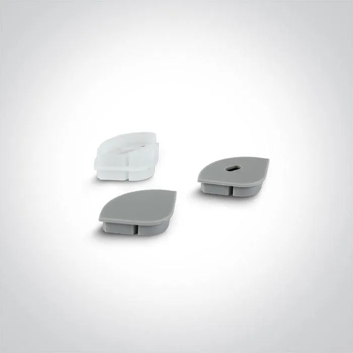 7908/AL ALUMINIUM TRIANGLE PROFILE 2m   PC opal diffuser