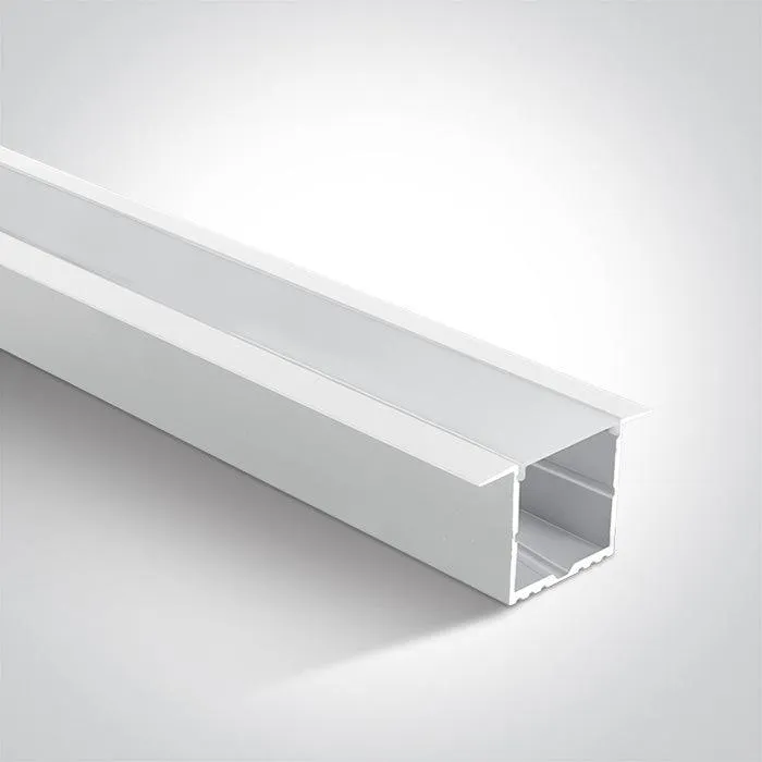 7910R RECESSED PROFILE 2m   PC opal diffuser