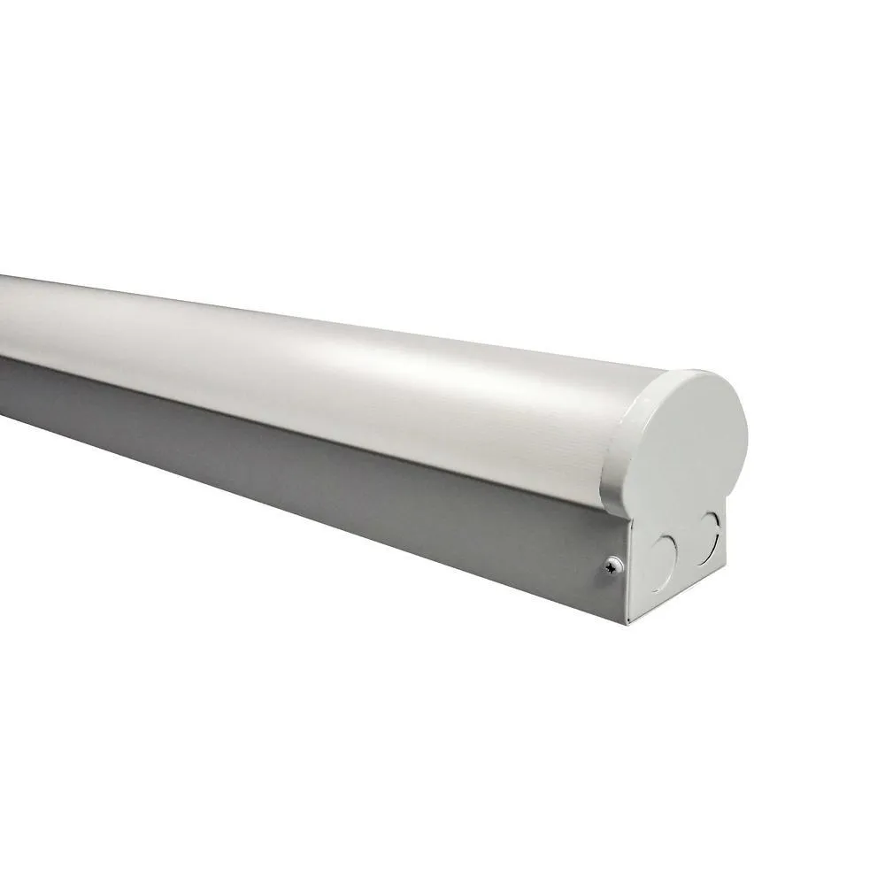 8 ft. 600-Watt Equivalent White Integrated LED Linear Strip Light in 3500K