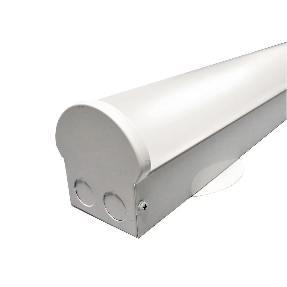8 ft. 600-Watt Equivalent White Integrated LED Linear Strip Light in 3500K