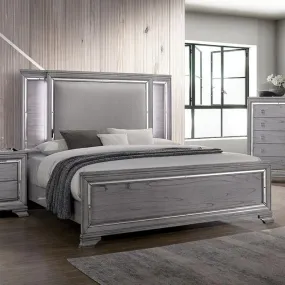 Alanis Light Gray Cal.King Bed