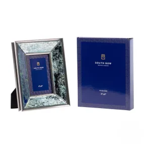 Arctic Leaf Mirrored Photo Frame