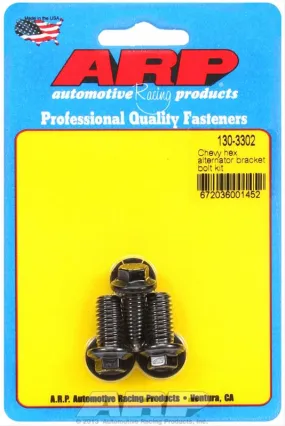 ARP Alternator Bracket Bolt Kits 130-3302