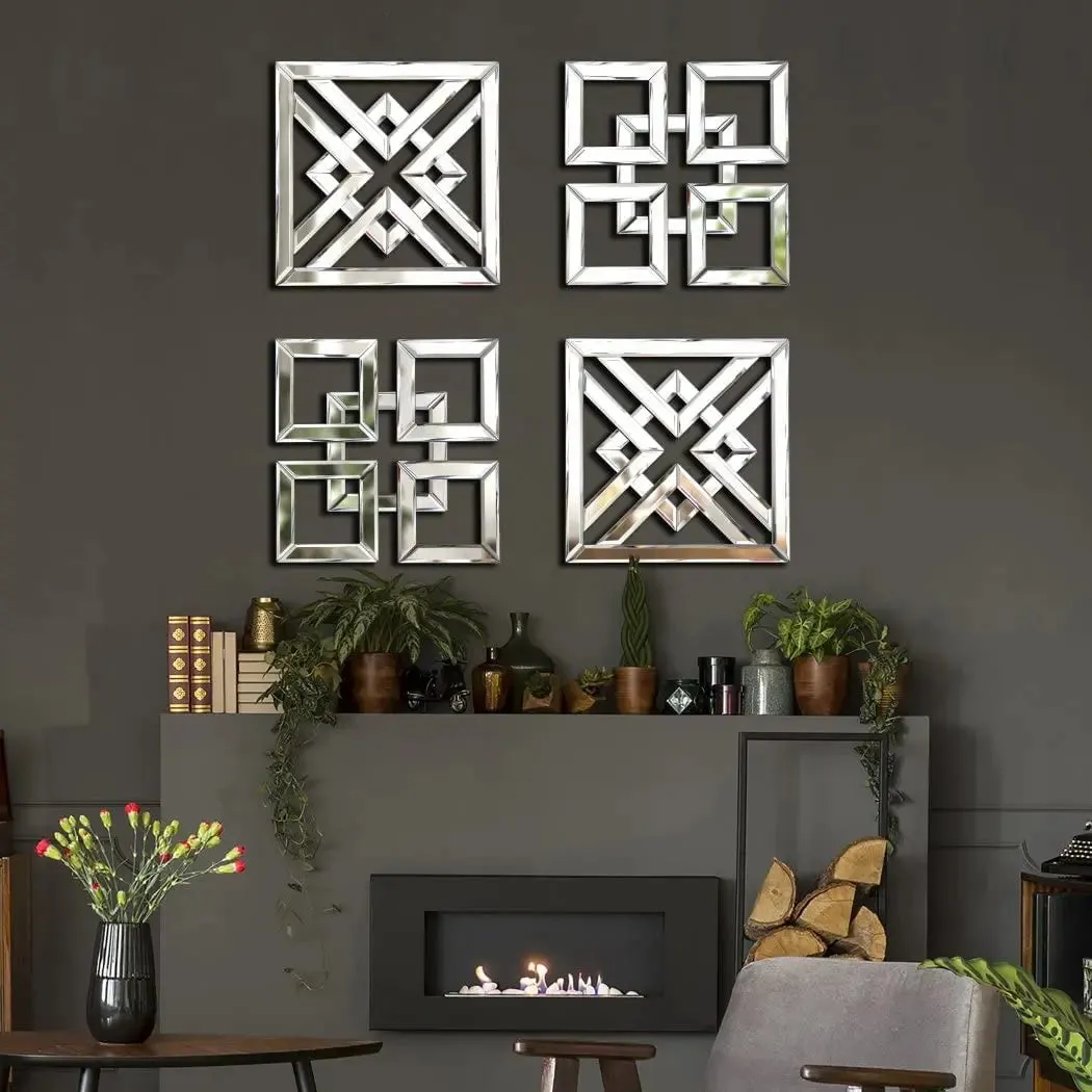 Assorted Mirror Wall Square Panels VDR-668