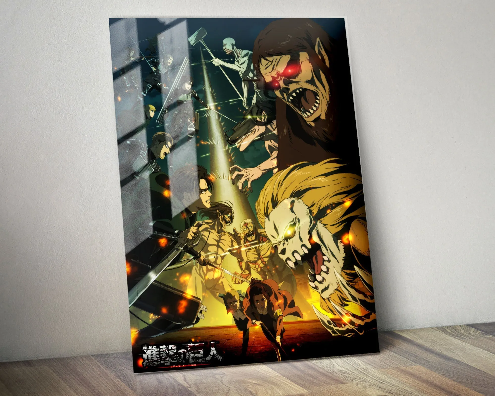 Attack on Titan Season 4 Metal Poster