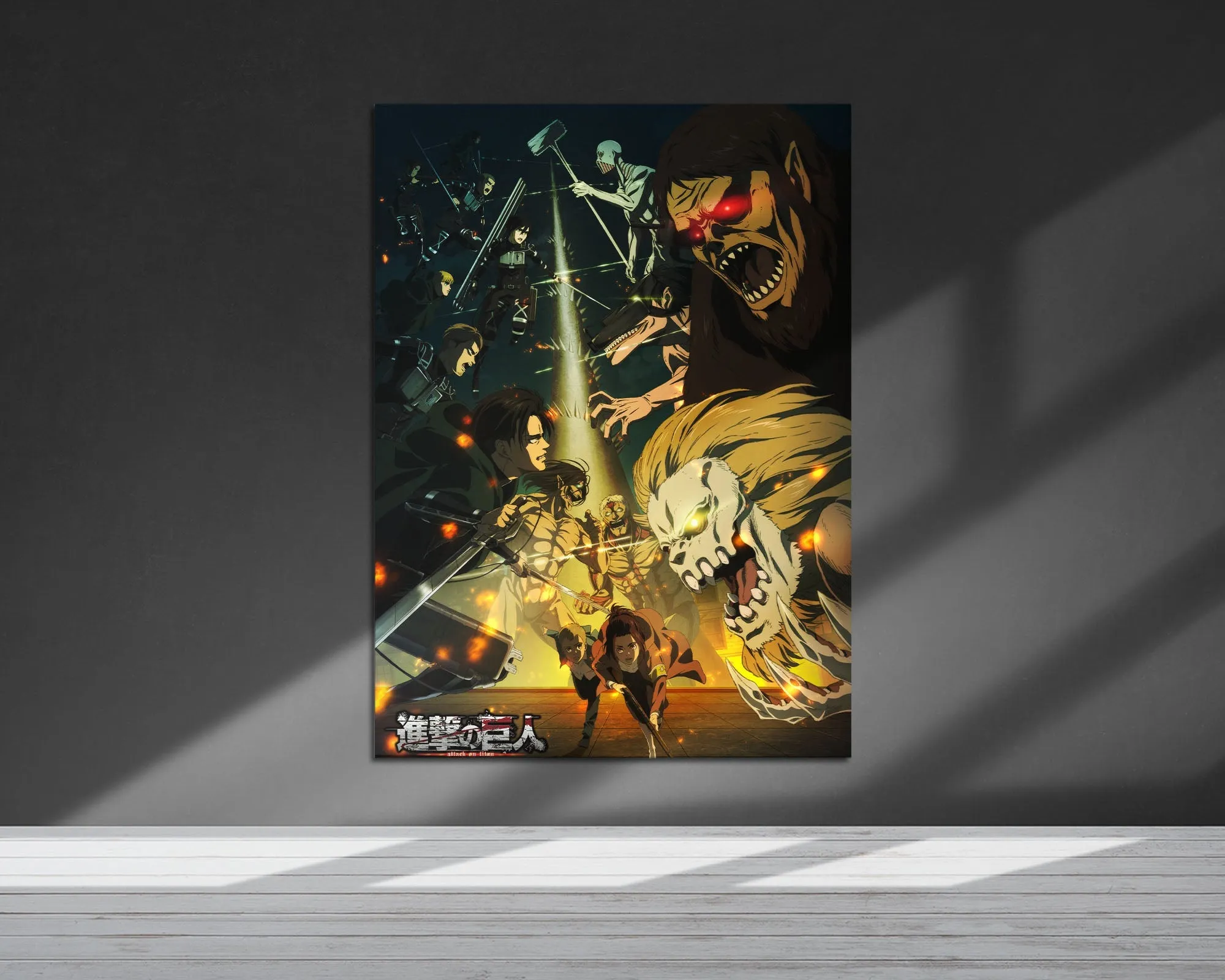Attack on Titan Season 4 Metal Poster