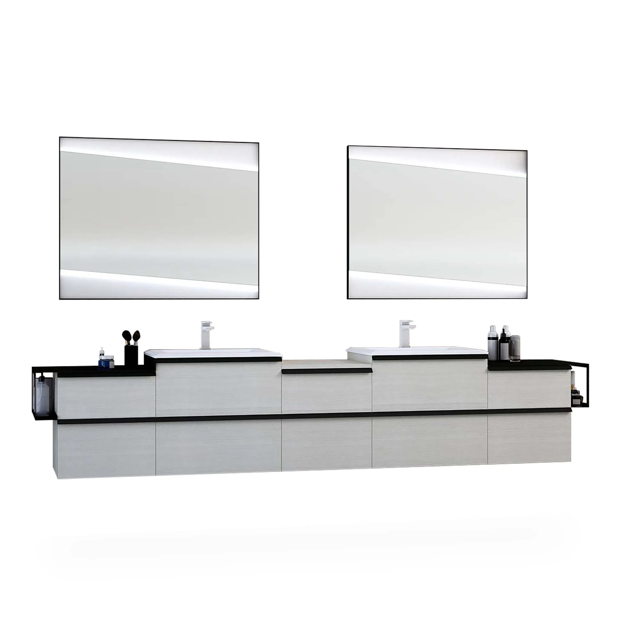 Baden Haus Bath Vanity Qubo Double Sink
