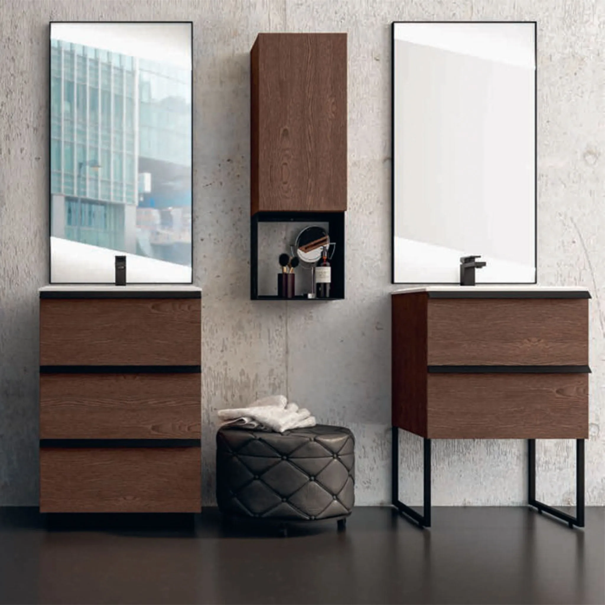 Baden Haus Bath Vanity Qubo Single Sink