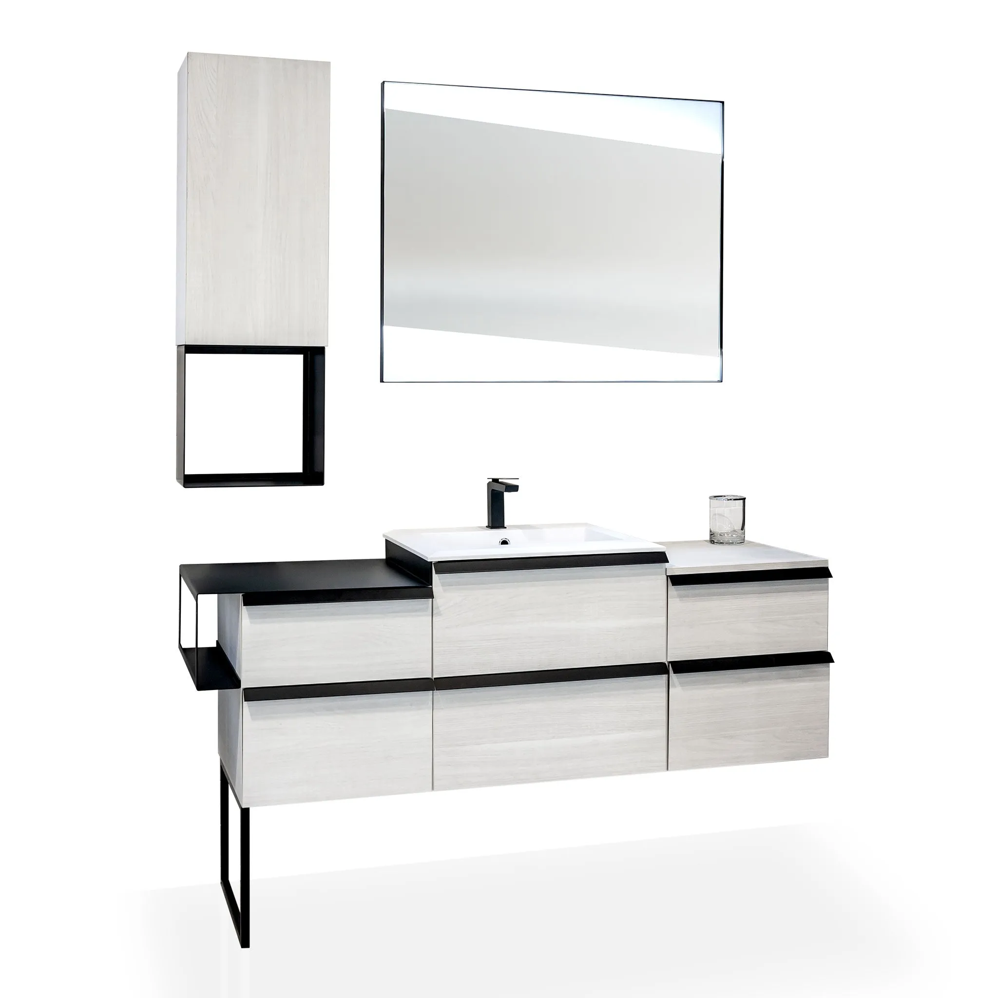 Baden Haus Bath Vanity Qubo Single Sink