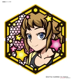 Bandai 0210529 HGBF Character Stand Plate Hoshino Fumina Action Base