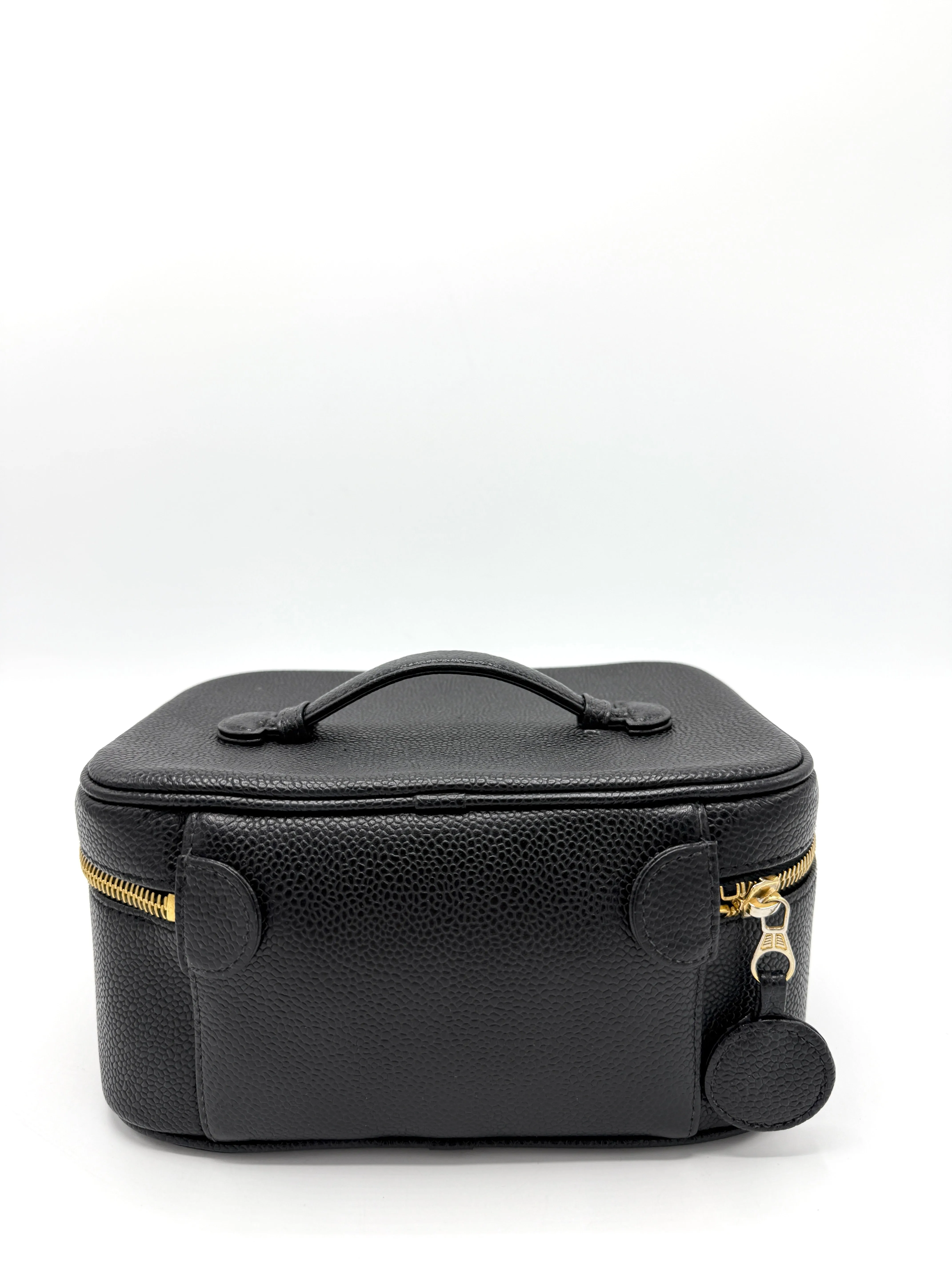 Black Caviar Top Handle Horizontal Vanity