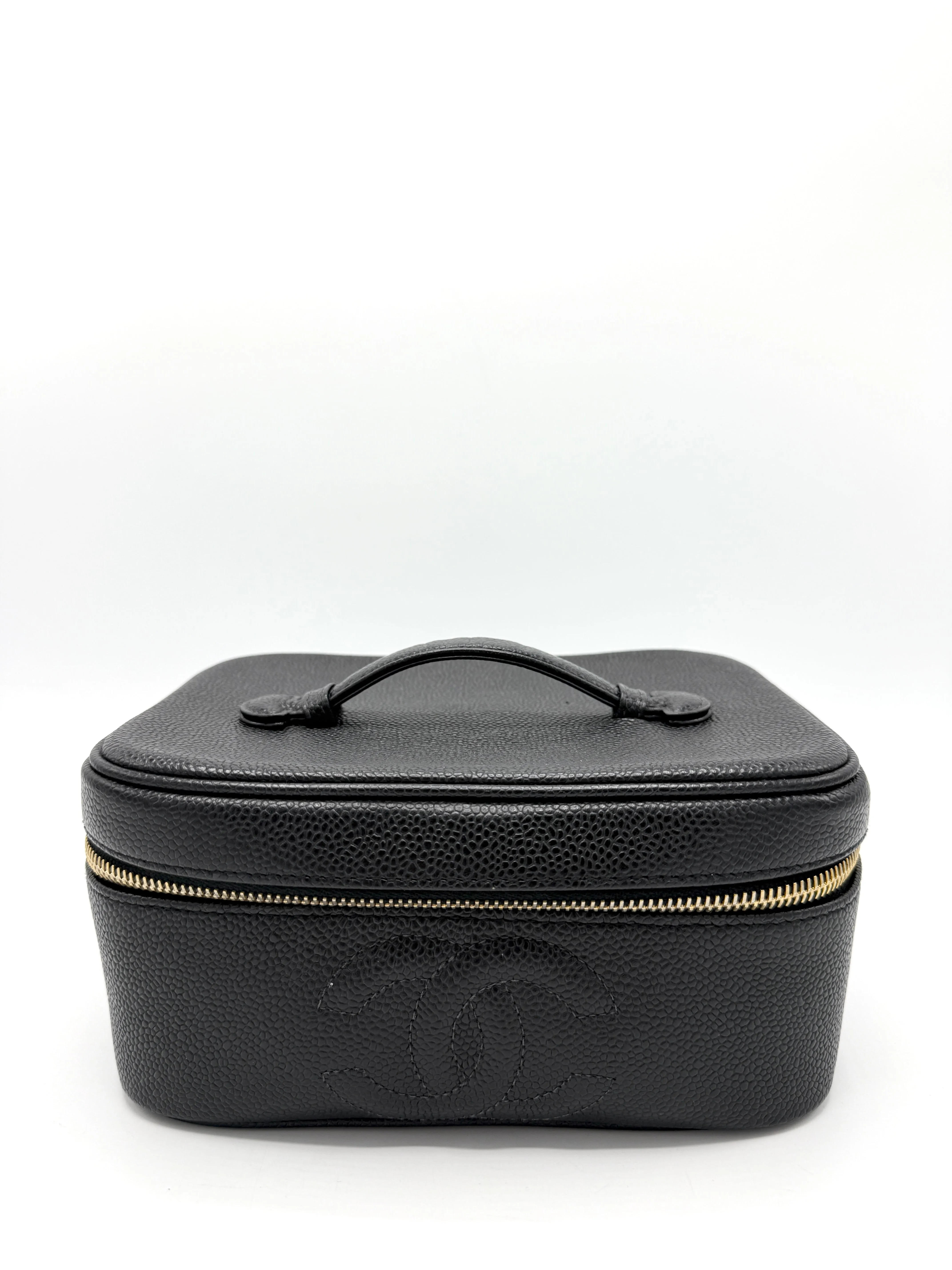 Black Caviar Top Handle Horizontal Vanity