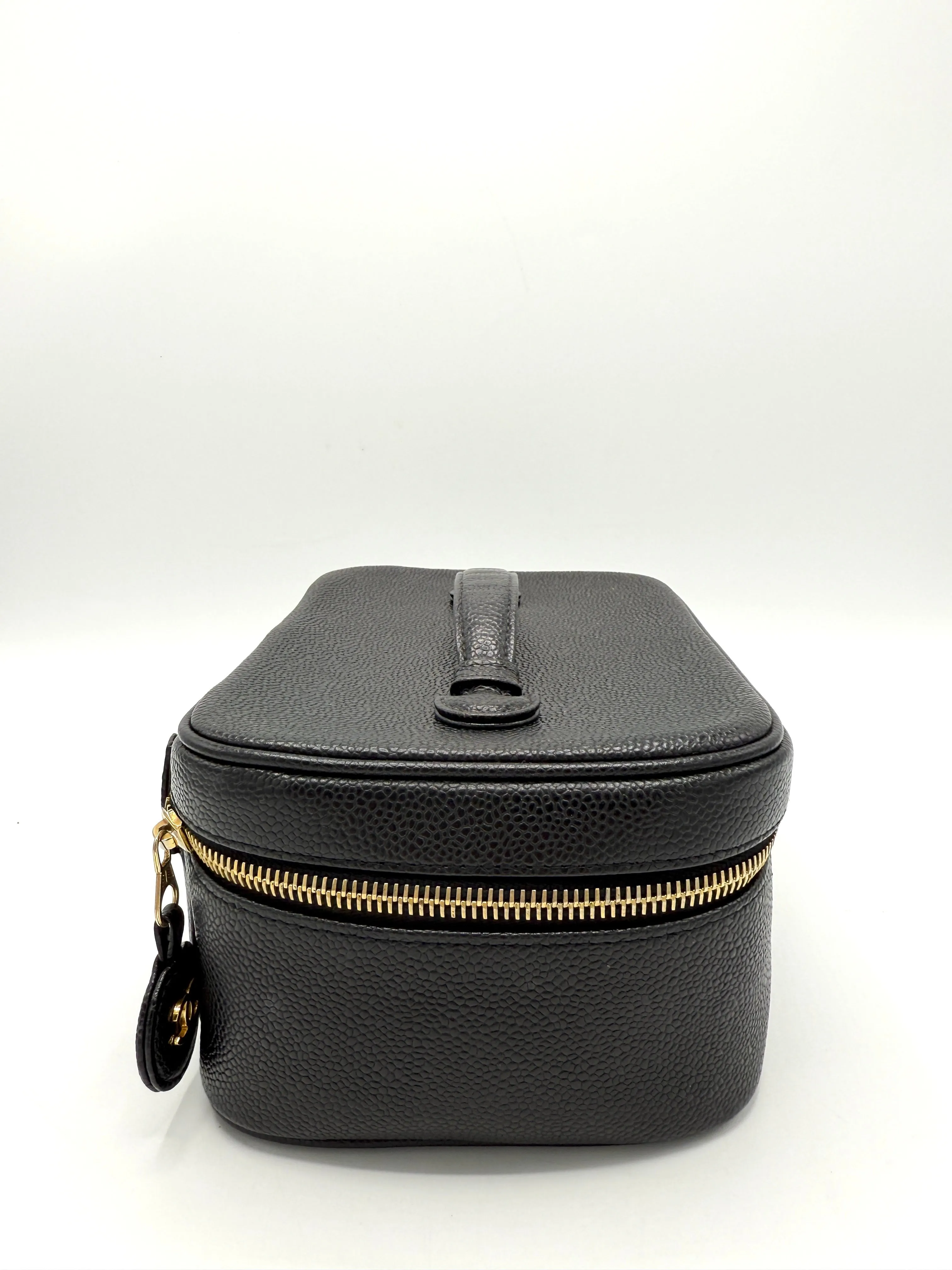 Black Caviar Top Handle Horizontal Vanity
