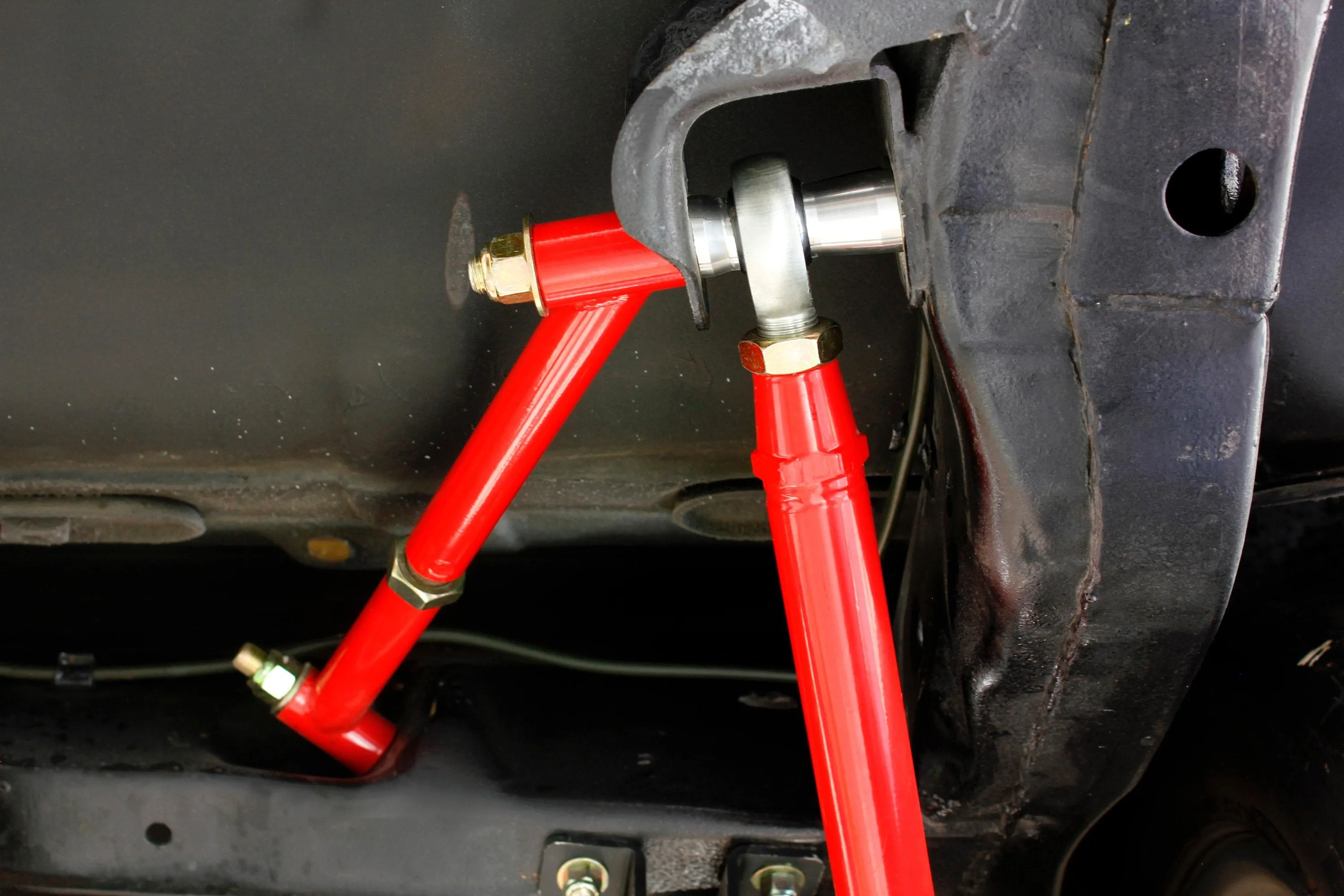 BMR Control Arm Reinforcement Pontiac LeMans (64-67) Red or Black