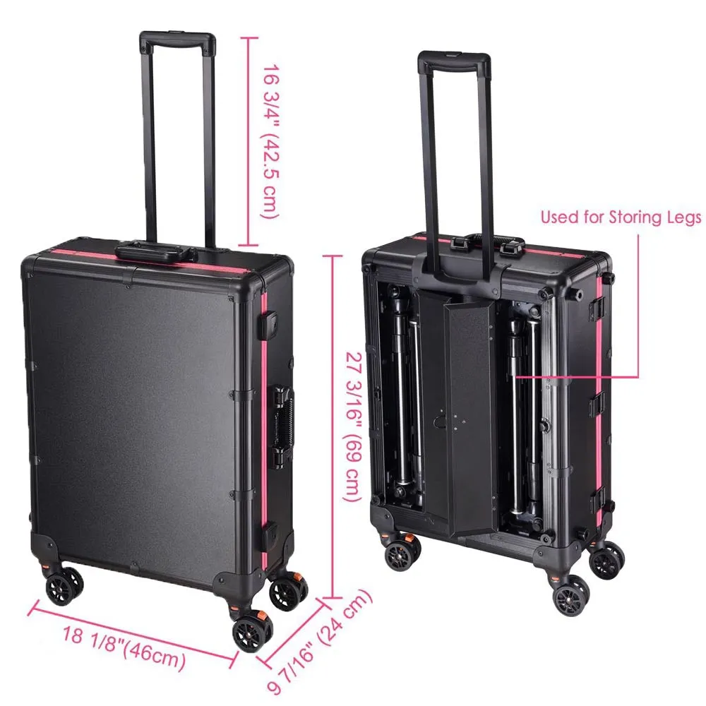 Byootique URStudio Rolling Makeup Case with Lighted Mirror