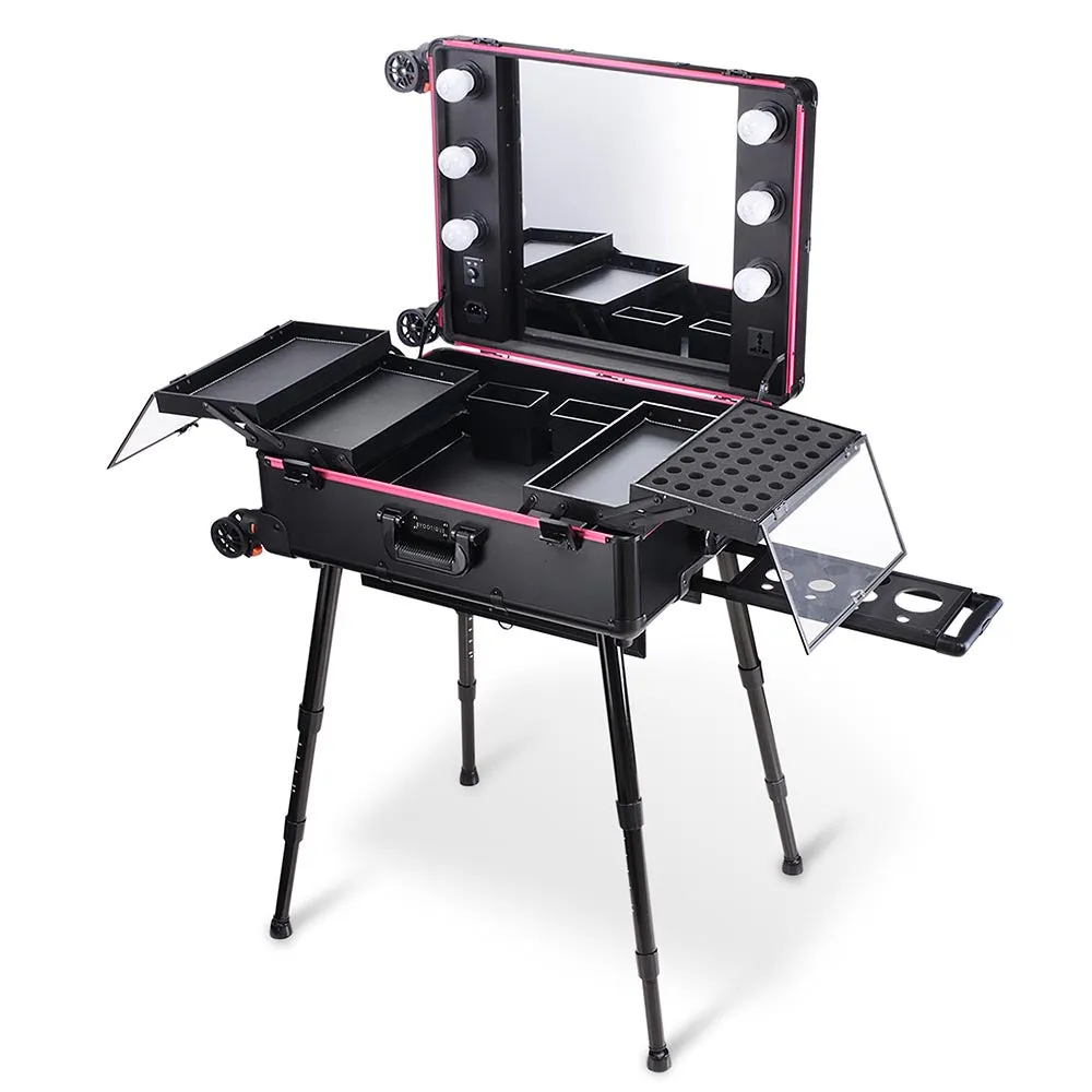 Byootique URStudio Rolling Makeup Case with Lighted Mirror