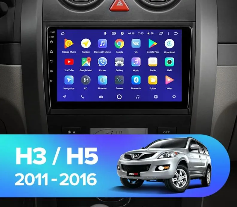 Car Dealz 10.2" Android 10.0 Haval H3 H5 2011-2016 In Dash Plus OEM Fascia