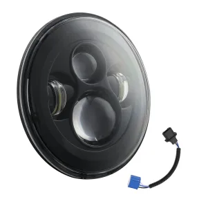 Car headlamp 7 Inch 200W Round LED abs Headlights IP67 20000LM