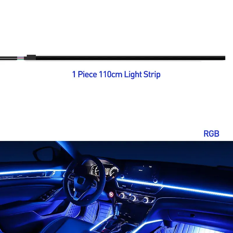 Car Interior Ambient Lights 64-Color RGB LED Strips with App Control