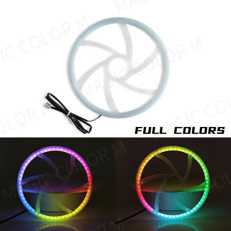 Car Interior Ambient Lights 64-Color RGB LED Strips with App Control