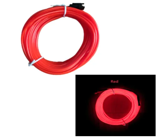 Car Interior Decorative Lamps Strips Atmosphere Lamp Cold Light Decorative Dashboard Console Auto LED Ambient Lights 2/4M