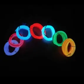 Car Interior Decorative Lamps Strips Atmosphere Lamp Cold Light Decorative Dashboard Console Auto LED Ambient Lights 2/4M
