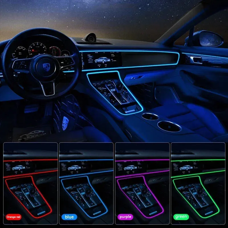 Car interior LED decorative light