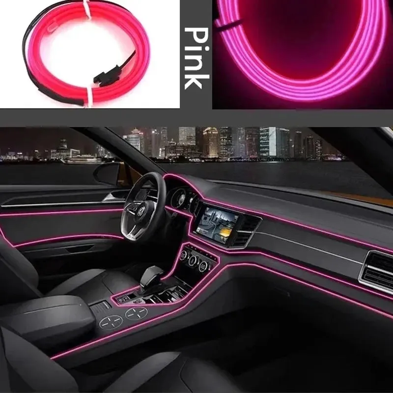Car interior LED decorative light