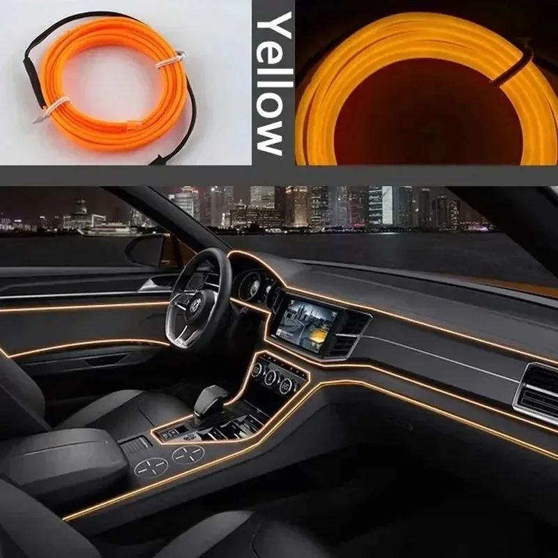 Car interior LED decorative light