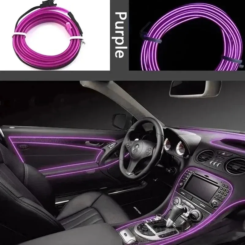Car interior LED decorative light