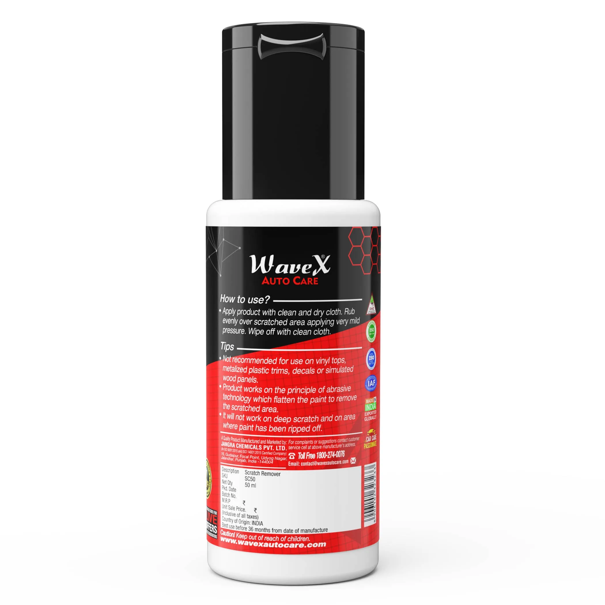 Car Scratch Remover 50ml | Removes Paint Transfer, Restores Like New