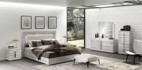 Carrara Bedroom Grey W/Light Set
