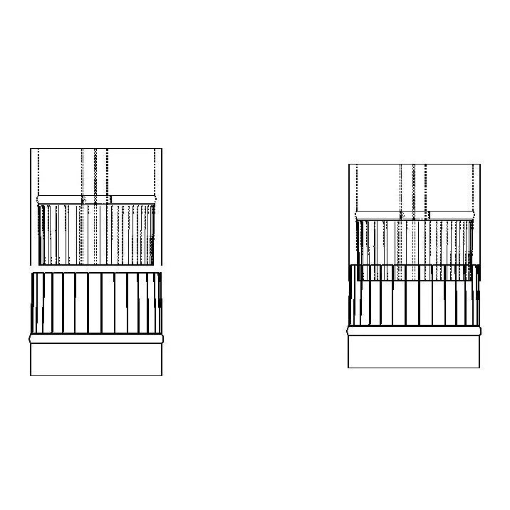 CB-3024-SS-2 Two 3" Stainless Steel Double Wall Flue Pipes, 24" Long