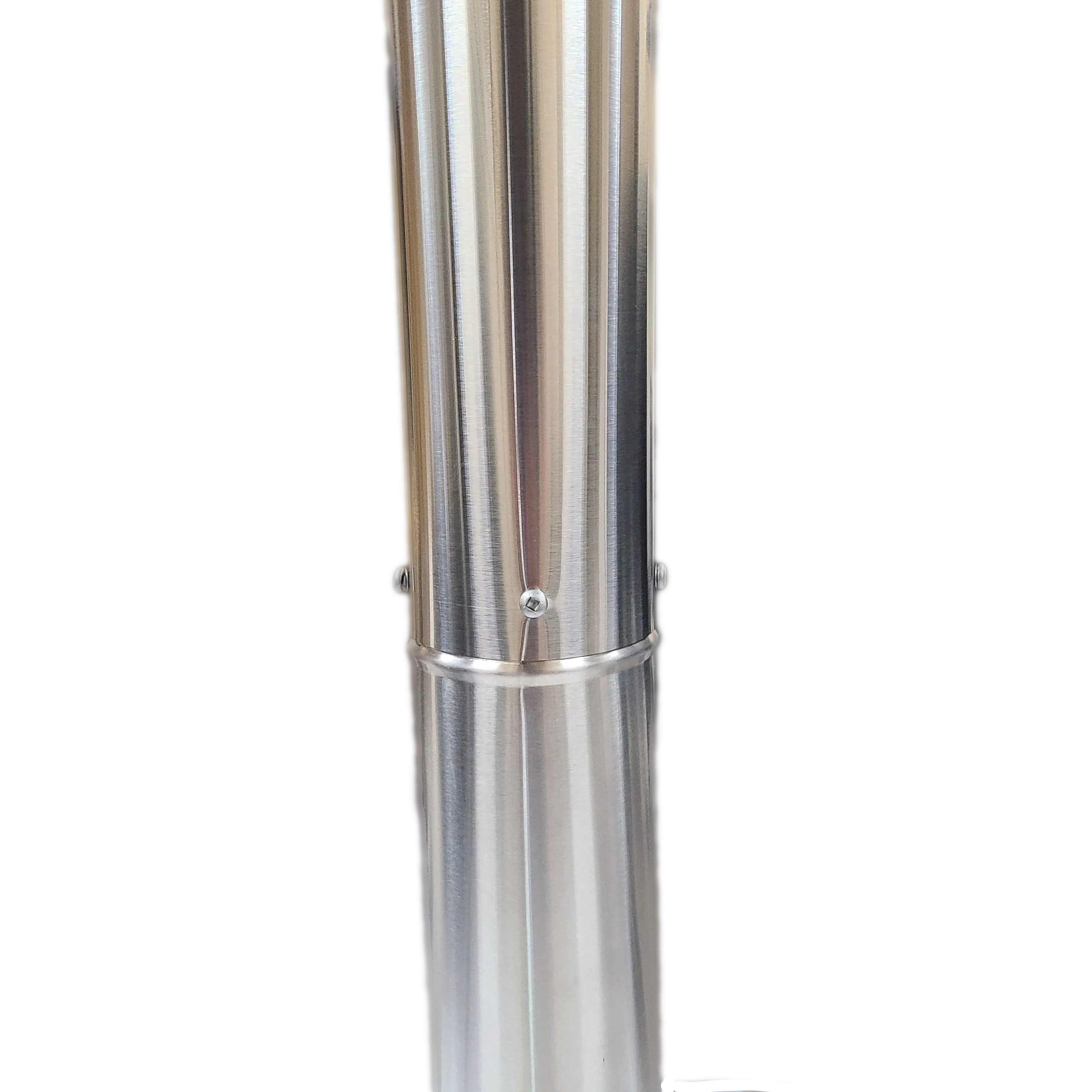CB-3024-SS-2 Two 3" Stainless Steel Double Wall Flue Pipes, 24" Long