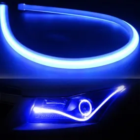 Color: Blue 2pcs, Size: 60cm - 2Pcs 45cm 60cm Flexible Car Soft